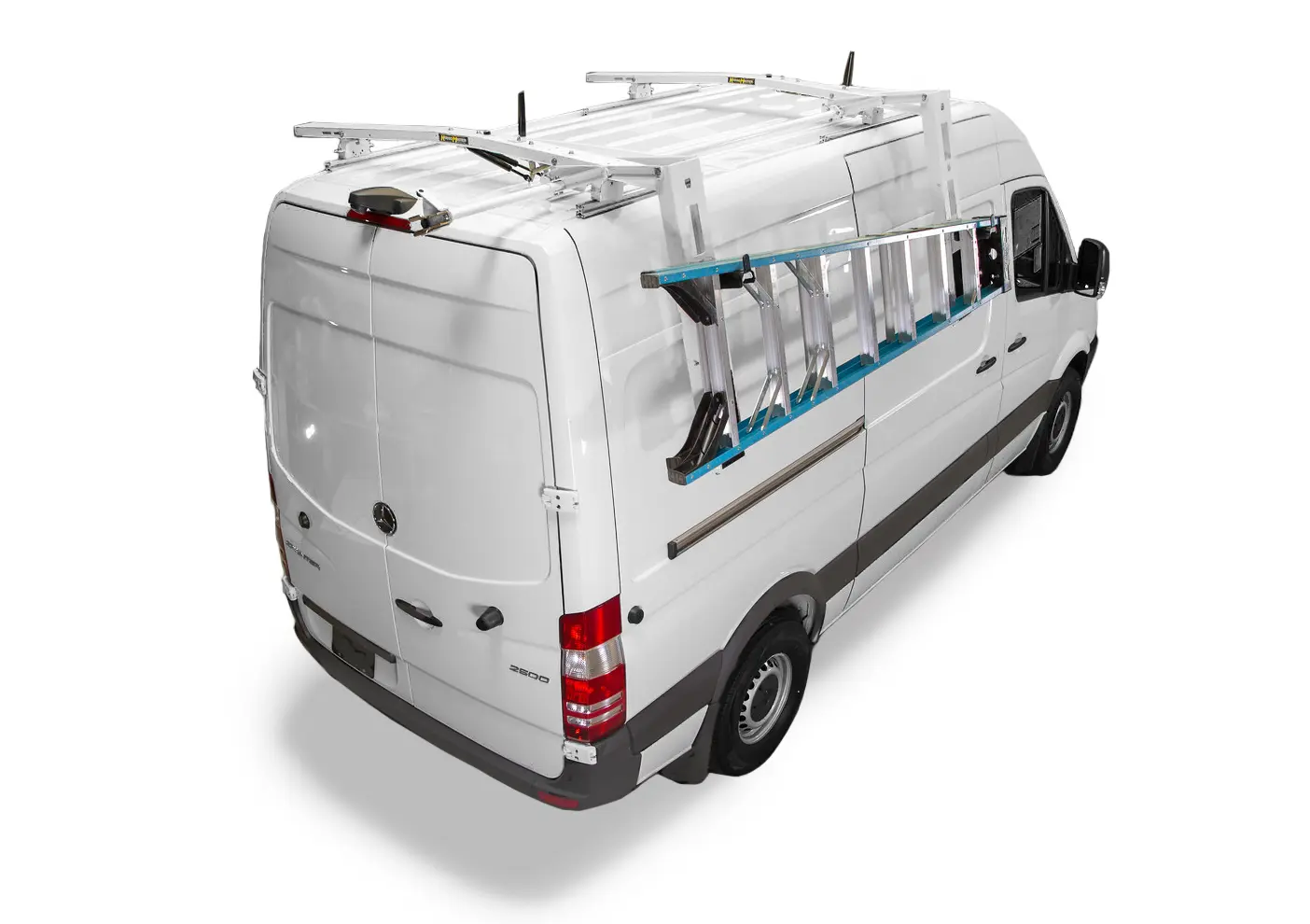 Holman Mid/High Roof S-Series Cargo Van Drop Down Ladder Rack