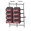 Option with Two Slide-Out Shelves 